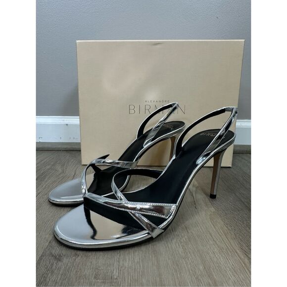 Alexandre Birman Tita 85 Silver Size EU38.5/US8.5 $695 - Picture 13 of 15
